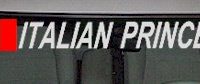  WSD310 Italian Princess With Flag Windshield Decal