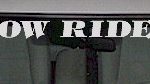 WSD312 Low Rider With Symbol Windshield Decal