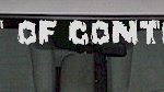 WSD313 Out Of Control Windshield Decal