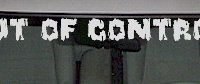 WSD313 Out Of Control Windshield Decal