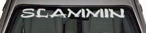 WSD317 Slammin' Windshield Decal
