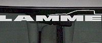  WSD323 Slammed With Truck Icon Windshield Decal