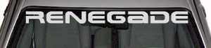 WSD326 Renegade Windshield Decal
