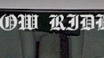 WSD332 Low Rider With Symbols Windshield Decal