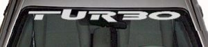WSD336 Turbo Windshield Decal