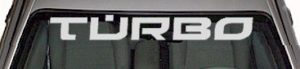 WSD348 Turbo Windshield Decal