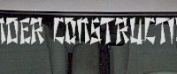  WSD349 Under Construction Windshield Decal
