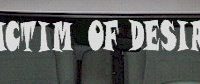  WSD352 Victim Of Desire Windshield Decal