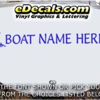  WSD405 Bouy Your Name Here Boat Decal