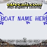  WSD421 Splash Your Name Here Boat Decal