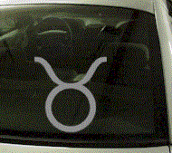  ZOD106 Taurus Symbol Zodiac Decal