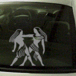 ZOD109 Gemini Zodiac Decal