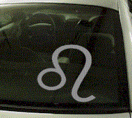  ZOD118 Leo Symbol Zodiac Decal