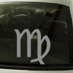 ZOD122 Virgo Symbol Zodiac Decal