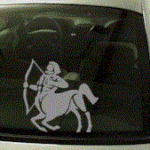 ZOD133 Sagittarius Zodiac Decal