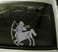  ZOD133 Sagittarius Zodiac Decal