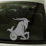ZOD137 Capricorn Zodiac Decal