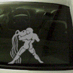ZOD141 Aquarius Zodiac Decal
