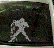 ZOD141 Aquarius Zodiac Decal