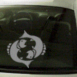 ZOD145 Pisces Zodiac Decal