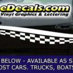 CFG200 Checkered Flag Decal