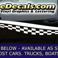  CFG200 Checkered Flag Decal