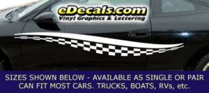 CFG200 Checkered Flag Decal