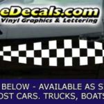 CFG201 Checkered Flag Decal