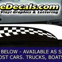  CFG202 Checkered Flag Decal