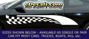 CFG202 Checkered Flag Decal