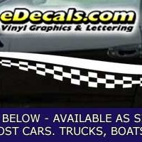  CFG203 Checkered Flag Decal