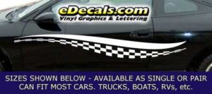 CFG203 Checkered Flag Decal