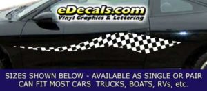 CFG205 Checkered Flag Decal