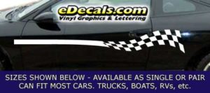 CFG207 Checkered Flag Decal