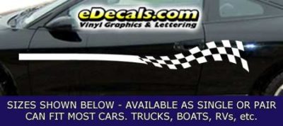 CFG207 Checkered Flag Decal