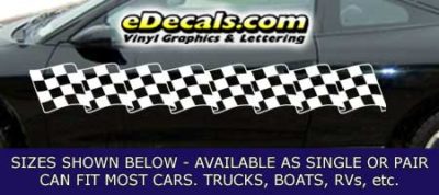CFG208 Checkered Flag Decal