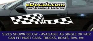 CFG209 Checkered Flag Decal