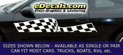 CFG209 Checkered Flag Decal