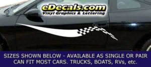CFG210 Checkered Flag Decal