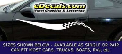 CFG210 Checkered Flag Decal