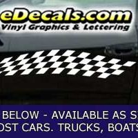 CFG211 Checkered Flag Decal