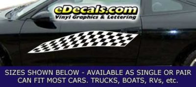 CFG212 Checkered Flag Decal
