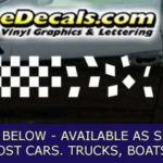 CFG213 Checkered Flag Decal