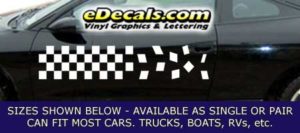 CFG213 Checkered Flag Decal