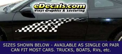 CFG214 Checkered Flag Decal