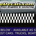 CFG215 Checkered Flag Decal