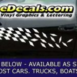 CFG216 Checkered Flag Decal