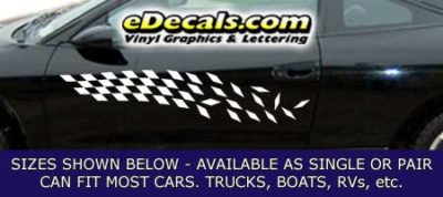 CFG216 Checkered Flag Decal
