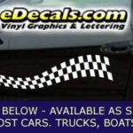 CFG217 Checkered Flag Decal