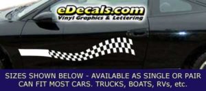 CFG217 Checkered Flag Decal